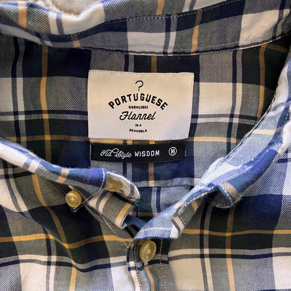 Portuguese Flannel Lighweight Button Up Shirt - Picture 3 of 3